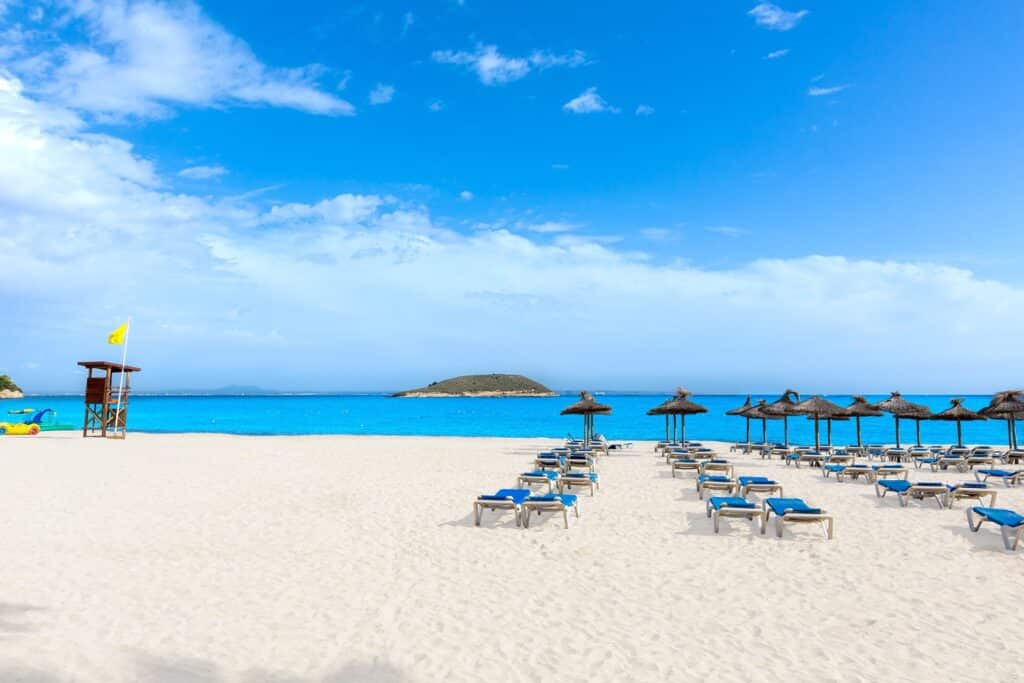 Weather on the Magaluf beach