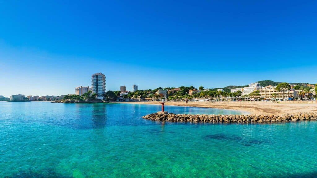 Palma nova beach