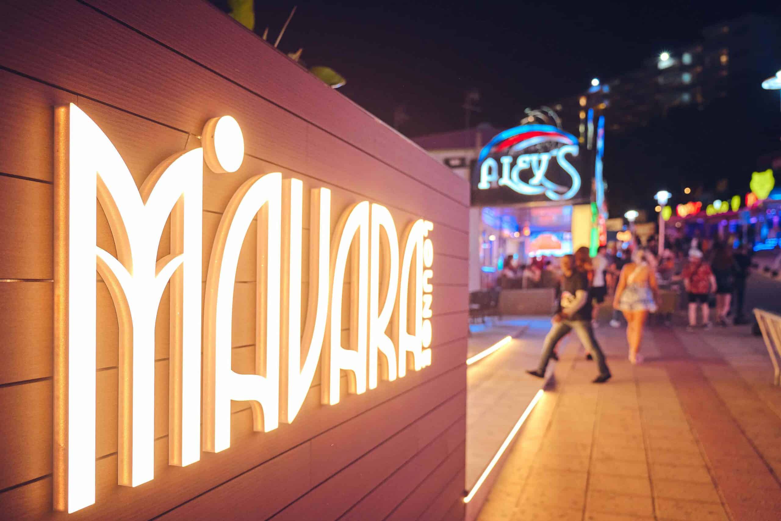 VIP Magaluf table at Mavara